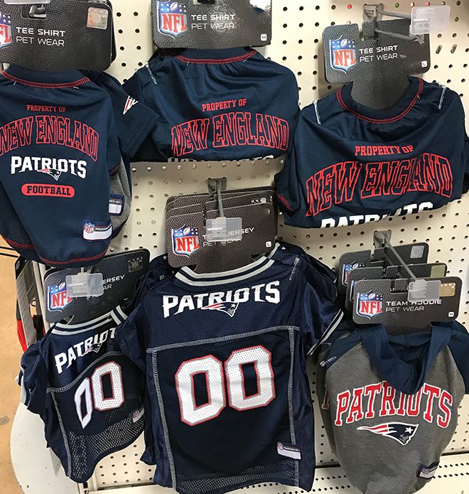 Your brother loves his dog and the Patriots, in that order. Make him smile every game day with some team gear just for Fido. 
